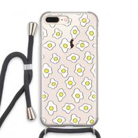Spiegeleitjes: iPhone 8 Plus Transparant Hoesje met koord
