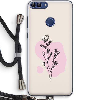 Roses are red: Huawei P Smart (2018) Transparant Hoesje met koord