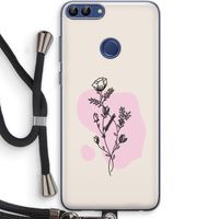 Roses are red: Huawei P Smart (2018) Transparant Hoesje met koord