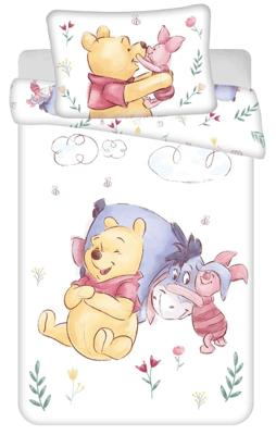 Winnie The Pooh knorretje en Iejoor dekbedovertrek 100 x135 cm - Katoen