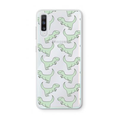 Dinos: Samsung Galaxy A70 Transparant Hoesje