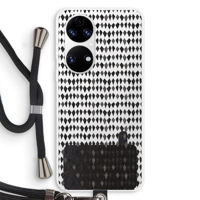 Crazy shapes: Huawei P50 Transparant Hoesje met koord
