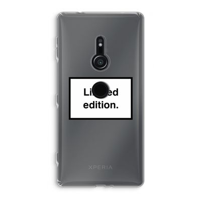 Limited edition: Sony Xperia XZ2 Transparant Hoesje