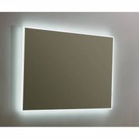 Spiegel Sanilux Mirror Infinity 100x70x4,5 cm Aluminium met LED Verlichting en Spiegelverwarming Sanilux