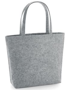 Atlantis BG721 Felt Shopper - Grey-Melange - 49 x 39 x 13,5 cm