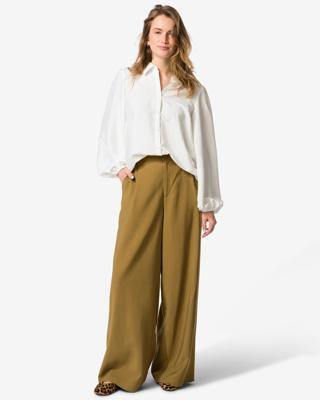 HEMA Damesbroek Sarie regular fit groen (groen)