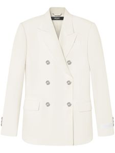 Versace blazer à double boutonnière - Blanc