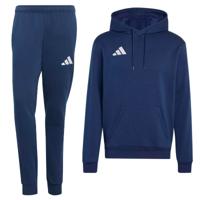 adidas Entrada 26 Hoodie Joggingpak Donkerblauw Wit