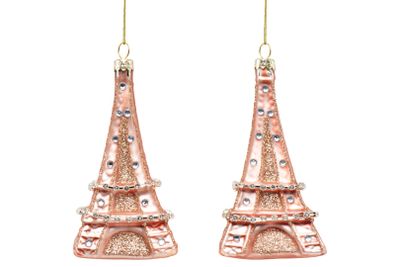 Ornament Paris glas h10 cm - Kurt s adler
