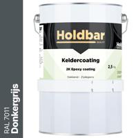 Holdbar Keldercoating Donkergrijs (RAL 7011) 2,5 kg