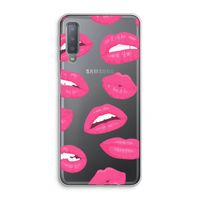 Bite my lip: Samsung Galaxy A7 (2018) Transparant Hoesje