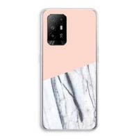A touch of peach: Oppo A94 5G Transparant Hoesje