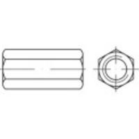 TOOLCRAFT 156486 Verbindingsmof M16 50 mm Staal Galvanisch verzinkt 25 stuk(s)