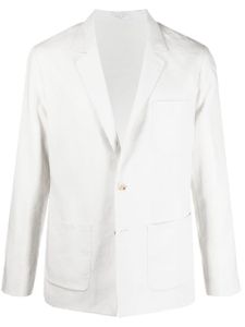 Boglioli blazer boutonné en lin - Blanc