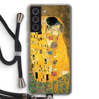 Der Kuss: Samsung Galaxy S21 FE Transparant Hoesje met koord