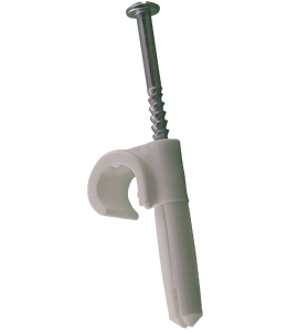 Mepac plugclip schroef 8/10mm wit