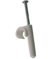 Mepac plugclip schroef 8/10mm wit