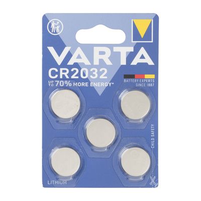 Varta lithium CR2032 batterijen - set van 5