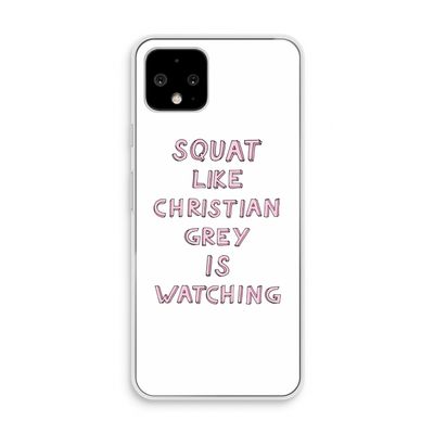 Christian Grey: Pixel 4 Transparant Hoesje
