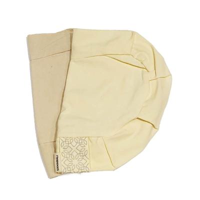 Biologisch Katoenen Meditatie Kussenhoezen - Ivoor , Halve maan kussen