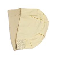 Biologisch Katoenen Meditatie Kussenhoezen - Ivoor , Halve maan kussen