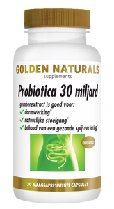 Golden Naturals Probiotica 30 Miljard Capsules