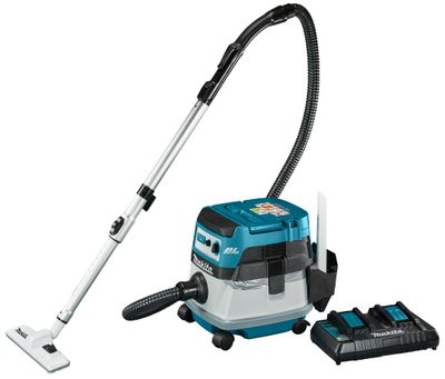 Makita DVC865LTX3 LXT 2x18V Li-ion Accu Stofzuiger nat en droog set (2x 5,0 Ah) Makita DVC865LTX3 LXT 2x18V Li-ion Accu Stofzuiger nat en droog set (2x 5,0 Ah)