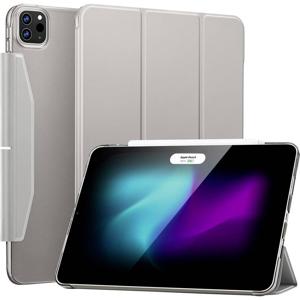 ESR Ascend Trifold Book cover Grijs, Transparant iPad Cover / tas