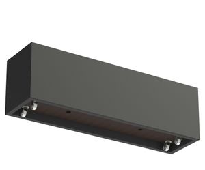 Polyester plantenbak CARREZ met wielen 200x50x60cm.