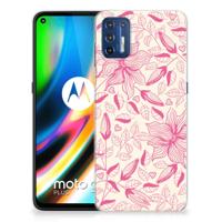Motorola Moto G9 Plus | TPU Case | Pink Flowers