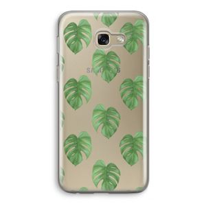 Monstera leaves: Samsung Galaxy A5 (2017) Transparant Hoesje
