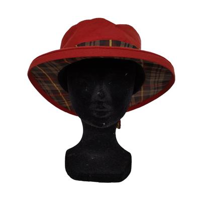 Thelma Wax Hoed Rood / Bruin