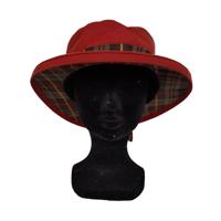 Thelma Wax Hoed Rood / Bruin