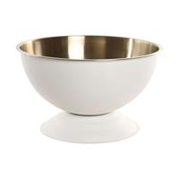 Champagne-emmer Home ESPRIT Wit Gouden Roestvrij staal Aluminium Loft 40 x 40 x 23 cm