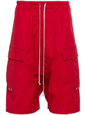 Rick Owens short sarouel à poches cargo - Rouge Rick Owens short sarouel à poches cargo - Rouge
