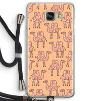 Kameel: Samsung Galaxy A5 (2016) Transparant Hoesje met koord