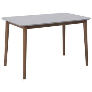 Beliani - MODESTO - Eettafel - Grijs - 77 x 118 cm - Rubberhout