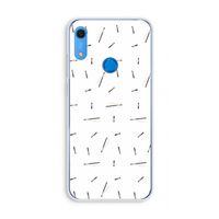 Hipster stripes: Huawei Y6s Transparant Hoesje