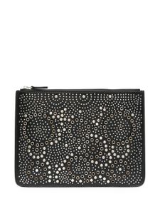 10 CORSO COMO portefeuille en cuir à détails de clous - Noir
