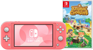 Nintendo Switch Lite Koraal + Animal Crossing New Horizons