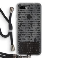 Crazy shapes: Pixel 3a Transparant Hoesje met koord