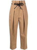 3.1 Phillip Lim pantalon court Origami à taille froncée - Marron - thumbnail