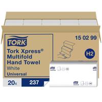 TORK 150299 Xpress Multifold Universal Papieren handdoeken (l x b) 23.4 cm x 21.3 cm Wit 4740 stuk(s)