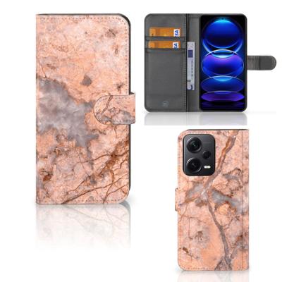Xiaomi Poco X5 Pro | Note 12 Pro 5G | Bookcase | Marmer Oranje
