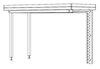 Vurenhout aanbouwveranda 453,2x187,5 cm - SALE02022- Plat dak- Hout- Tuindeco Vurenhout aanbouwveranda 453,2x187,5 cm - SALE02022- Plat dak- Hout- Tuindeco