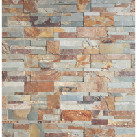 Wandtegel Steenstrip New York 18x35 - Leisteen