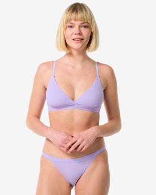 HEMA Triangel Bralette Micro Lavendel (lavendel)