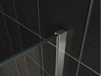 Wiesbaden Slim profielset+stabilisatiestang 120cm RVS