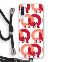 Dogs: Samsung Galaxy A70 Transparant Hoesje met koord Dogs: Samsung Galaxy A70 Transparant Hoesje met koord