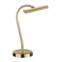 Trio Led bureau leeslampCurtis messing mat - 579790108
